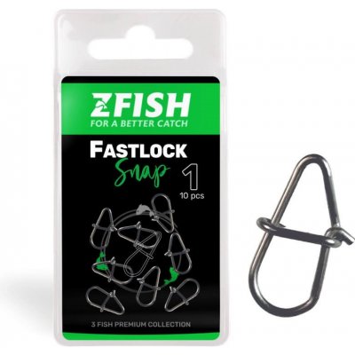 Zfish Karabinka Fastlock Snap Velikost 2 13kg 10ks – Zboží Dáma