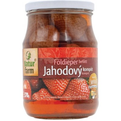 NaturFarm Jahodový kompot 370 g – Sleviste.cz