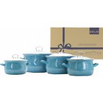 BELIS Sada smaltovaného nádobí FLOWER 4-dílná – Sleviste.cz