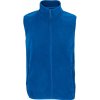 Pánská vesta Unisex microfleecová vesta na zip Factor královská modrá