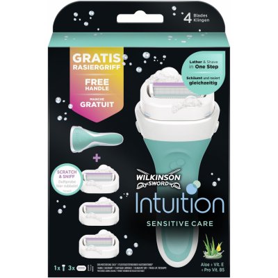 Wilkinson Sword Intuition Naturals Sensitive + 3 ks hlavic