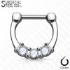 Piercing Šperky4U ocelový piercing do nosu septum NS0026