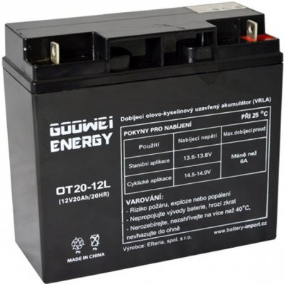 Goowei Energy OTL20-12 20Ah 12V – Zboží Živě