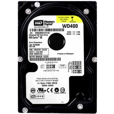 WD 40GB PATA IDE/ATA 3,5", WD400JB