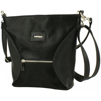 Dawidex crossbody kabelka struktura rýže černá