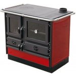 MBS SUPER THERMO MAGNUM PLUS sporák na tuhá paliva červený - pravý – Sleviste.cz