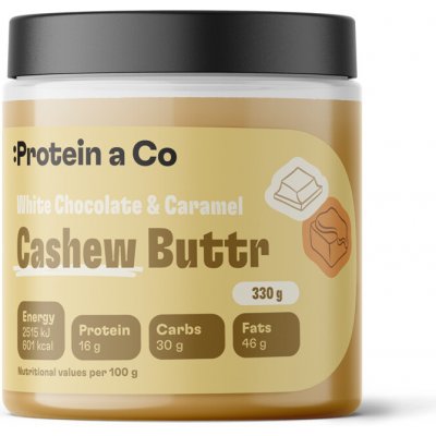 Protein&Co Kešu krém s karamelem 330 g – Zboží Mobilmania