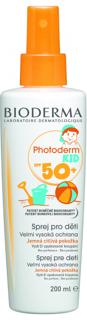 Bioderma Photoderm Kid sprej SPF50+ 200 ml od 539 Kč - Heureka.cz