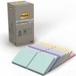 3M POSTIT Samolepicí blok poznámkových lístků, 76 × 76 mm, 16 × 100 listů, ekologický, 3M POST-IT „Nature“, různé pastelové barvy 7100259226 – Hledejceny.cz