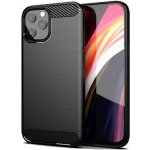 Pouzdro Forcell Carbon Apple iPhone 11 černé – Zboží Mobilmania