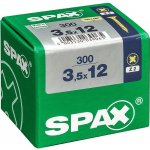 Spax Yellox Univerzální vrut, ø 3,5 × 12 mm, PZ2, zápustná hlava, 300 ks 4081020350127 – Hledejceny.cz