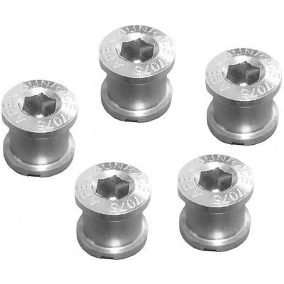 Šrouby do převodníku SunRace, 5ks stříbrné – Zboží Dáma