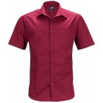 James & Nicholson (Daiber) košile s krátkým rukávem JN644 vínová – Zboží Dáma