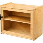 Bambusový chlebník s dvojitou komorou, velkokapacitní – Zbozi.Blesk.cz