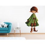 Nalepte.cz samolepka na zeď Skřítek Elf arch, rozměry 53 x 100 cm – Zboží Mobilmania