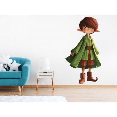 Nalepte.cz samolepka na zeď Skřítek Elf arch, rozměry 53 x 100 cm – Zboží Mobilmania