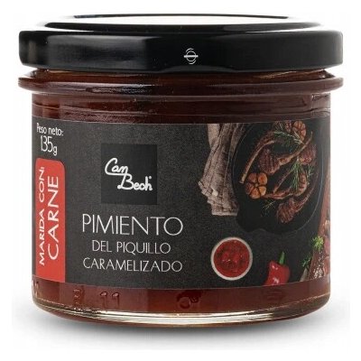 Can Bech K masu Karamelizovaná paprika Piquillo sklo 135 g – Zboží Dáma