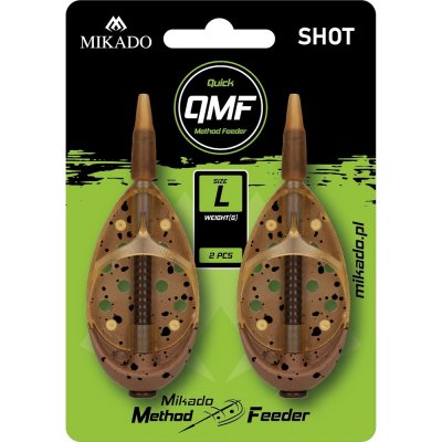 Mikado Krmítko Method Feeder Shot Q.M.F. System L 2 ks - 60 g – Zbozi.Blesk.cz