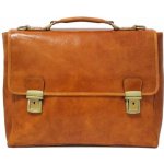 Talianska pánska kožená aktovka 7011 koňak – Zbozi.Blesk.cz