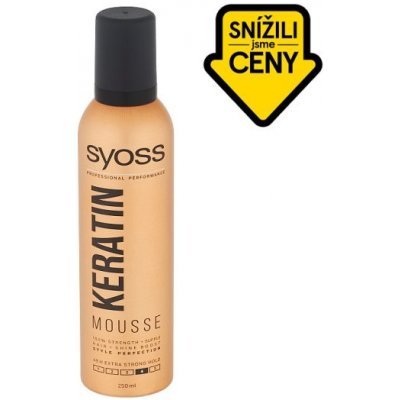 Syoss Keratin 3v1 pěnové tužidlo pro ochranu vlasů 250 ml – Sleviste.cz