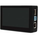 Waveshare 4,3" LCD displej, 800×480, IPS, MIPI DSI, kapacitní + krabička, větrák – Sleviste.cz
