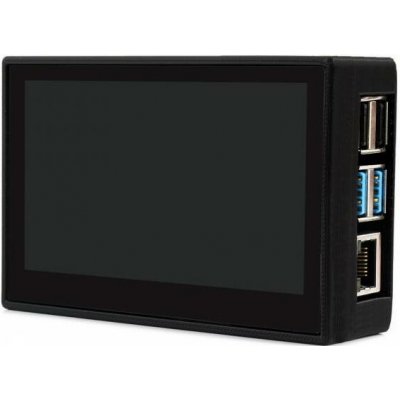 Waveshare 4,3" LCD displej, 800×480, IPS, MIPI DSI, kapacitní + krabička, větrák – Sleviste.cz