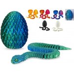 Mikro Vejce 8,5 cm s hadem 30 cm 6 barev – Zboží Dáma