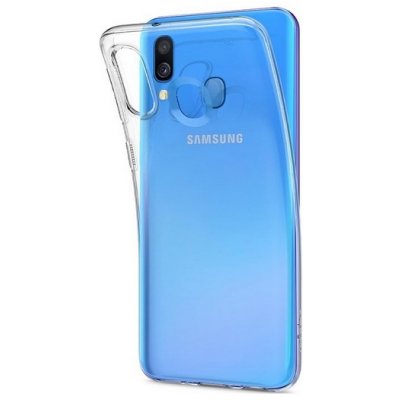 Pouzdro TopQ Samsung A40 silikon ultratenké čiré 0,5 mm