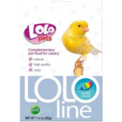 Lolopets Super Color vitamíny pro kanárky 20 g – Hledejceny.cz