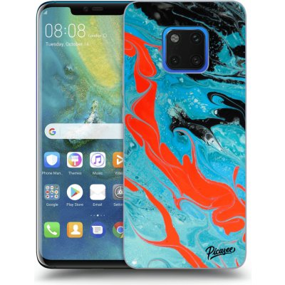 Pouzdro Picasee silikonové Huawei Mate 20 Pro - Blue Magma čiré – Zboží Mobilmania