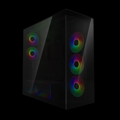ARCTIC Xtender Black window w/o GPU ACPCC00015A – Zboží Živě