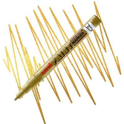 Uni PX-21 0,8 1,2 mm zlatý – Zboží Živě