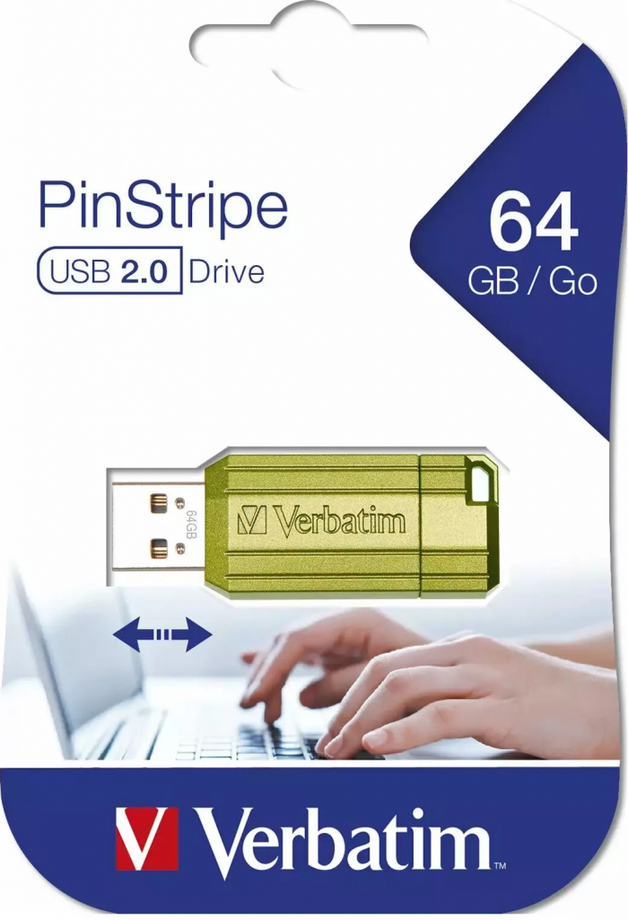 Verbatim Store \'n\' Go PinStripe 64GB 49964