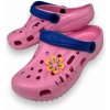 Dětské žabky a pantofle Wax dívčí gumové nazouváky růžové
