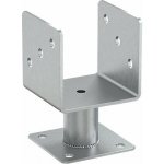 Domax šroubovací patka sloupku typu U PMFU 100 - 101 x 100 x 100 mm 4 ks – Sleviste.cz