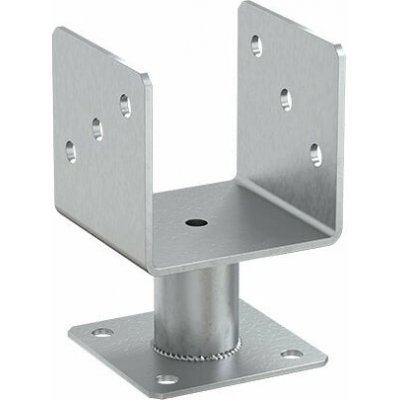 Domax šroubovací patka sloupku typu U PMFU 100 - 101 x 100 x 100 mm 4 ks – Sleviste.cz