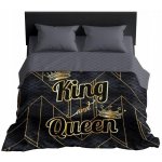 Detexpol přehoz na postel King and Queen gold 170 x 210 cm – Zbozi.Blesk.cz