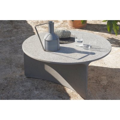 Roda Kulatý betonový odkládací stolek Aspic, 90x40 cm