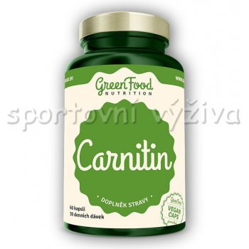 GreenFood Nutrition L-Carnitin 900 60 kapslí