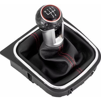 PROTEC Řadící páka s manžetou VW Golf VI 2008-2013 5ti stupňová červené prošití – Hledejceny.cz
