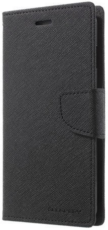Pouzdro Mercury Samsung GALAXY A8 PLUS 2018 A730 Fancy Diary /Black černé