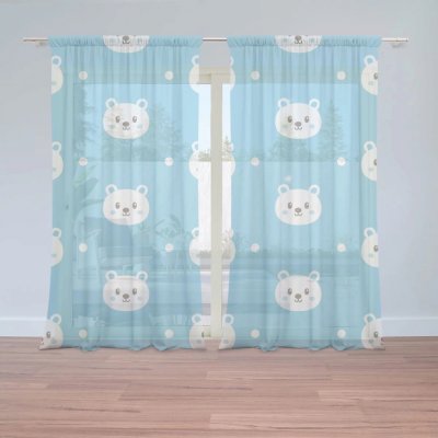 Záclony Medvídci: 2 ks - 150x250 cm - Sablio – Hledejceny.cz