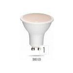 Wojnarowscy LED GU10 230V 4W SMD 3528 72LED Studená bílá mléčná – Hledejceny.cz