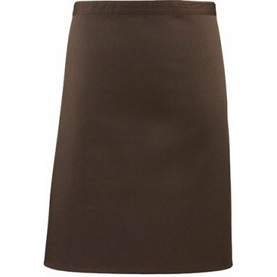 Premier Workwear Pracovní zástěra středně dlouhá PR151 Brown Pantone 476 70x50cm – Hledejceny.cz