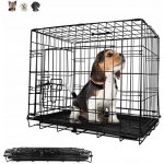 Leopet Klec skládací M černá 76 x 45 x 51,5 cm – Zbozi.Blesk.cz