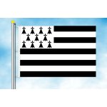 LIBEA, s.r.o. Bretaň vlajka Rozměr: 40×60 cm, Uchycení: Karabiny na stožár – Hledejceny.cz