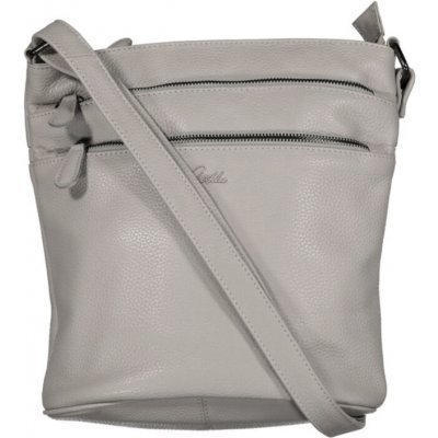Glüxklee kožená kabelka přes rameno LB-503 šedá – Zboží Mobilmania