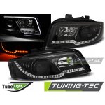 Přední světla LED TubeLights AUDI A4 B6 00-04 černá – Sleviste.cz