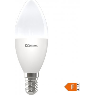 Commel LED žárovka E14 svíčka C37 4,9W 470 lm, 4000 K neutrální bílá – Hledejceny.cz