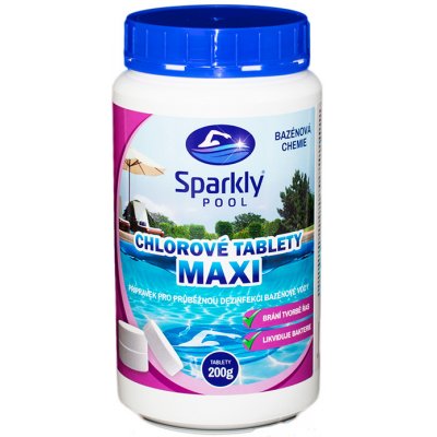 Sparkly POOL Chlorové tablety MAXI 1 kg